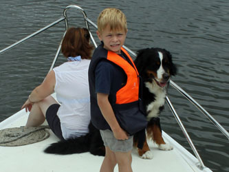 Ruby Goes On Her First Family Boating Holiday On The Thames