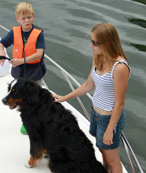 Ruby Goes On Her First Family Boating Holiday On The Thames